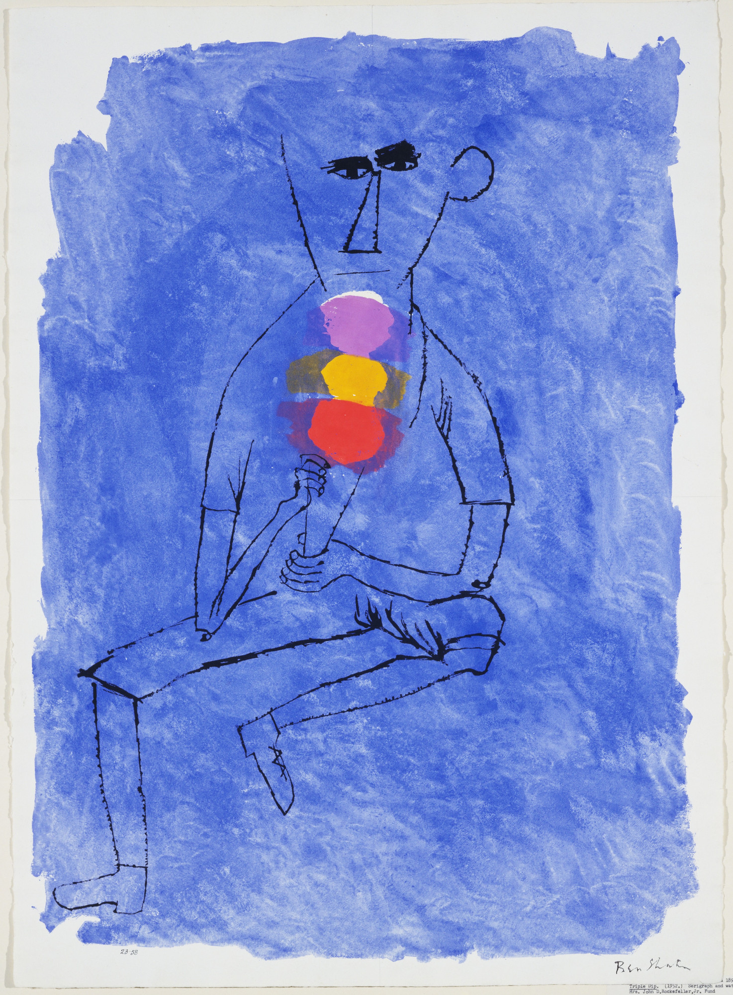 Ben Shahn. Triple Dip