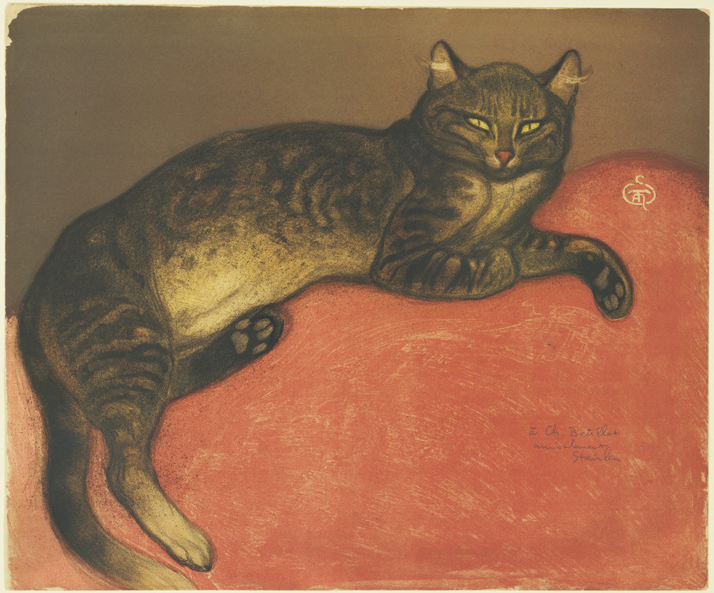 Winter, Cat on a Cushion (L'Hiver, chat sur un coussin)