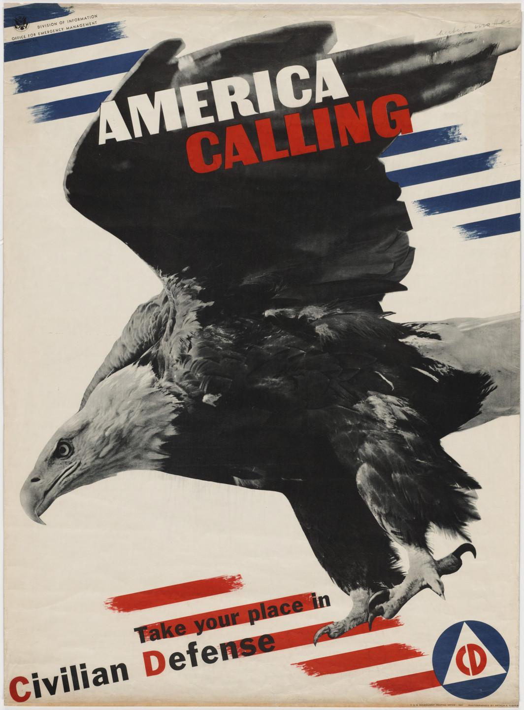 Herbert Matter. America Calling, Take Your Place in Civilian Defense. 1941