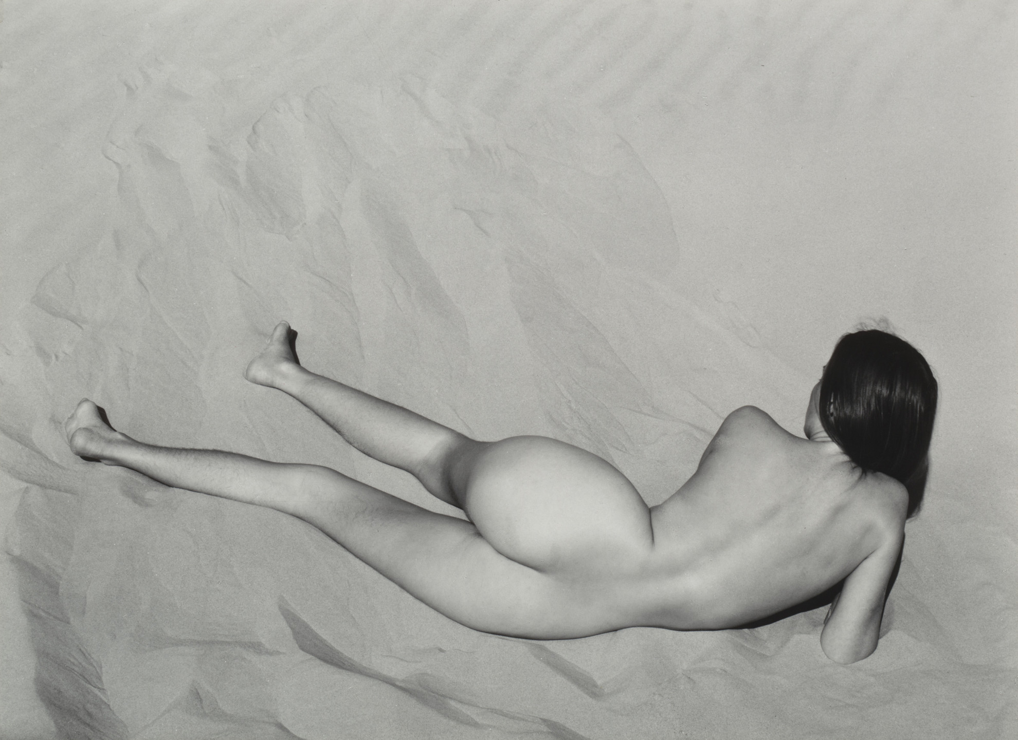 Edward Weston. Nude on Sand, Oceano. 1936