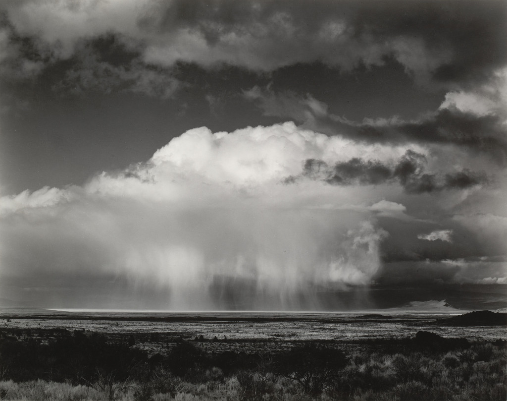 Rain over Modoc Lava Beds