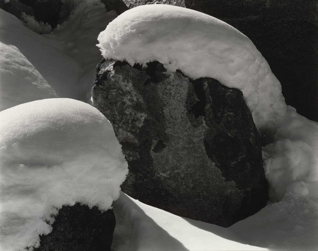Snow Covered Rocks, Yosemite