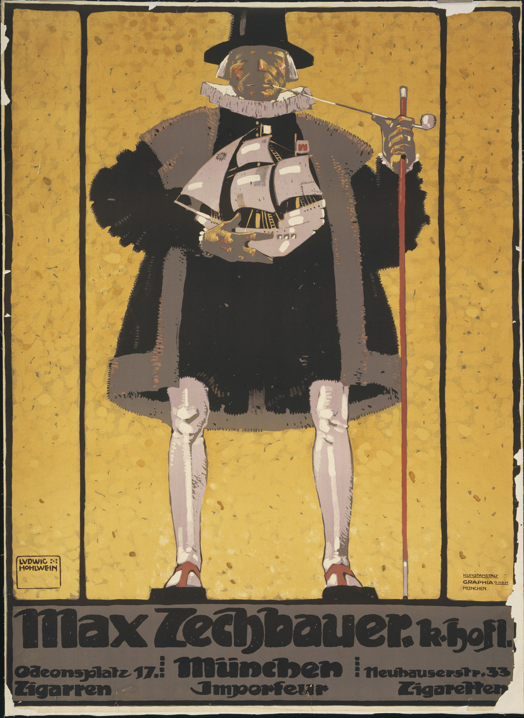 Ludwig Hohlwein. Max Zechbauer. K. Hofl. 1909