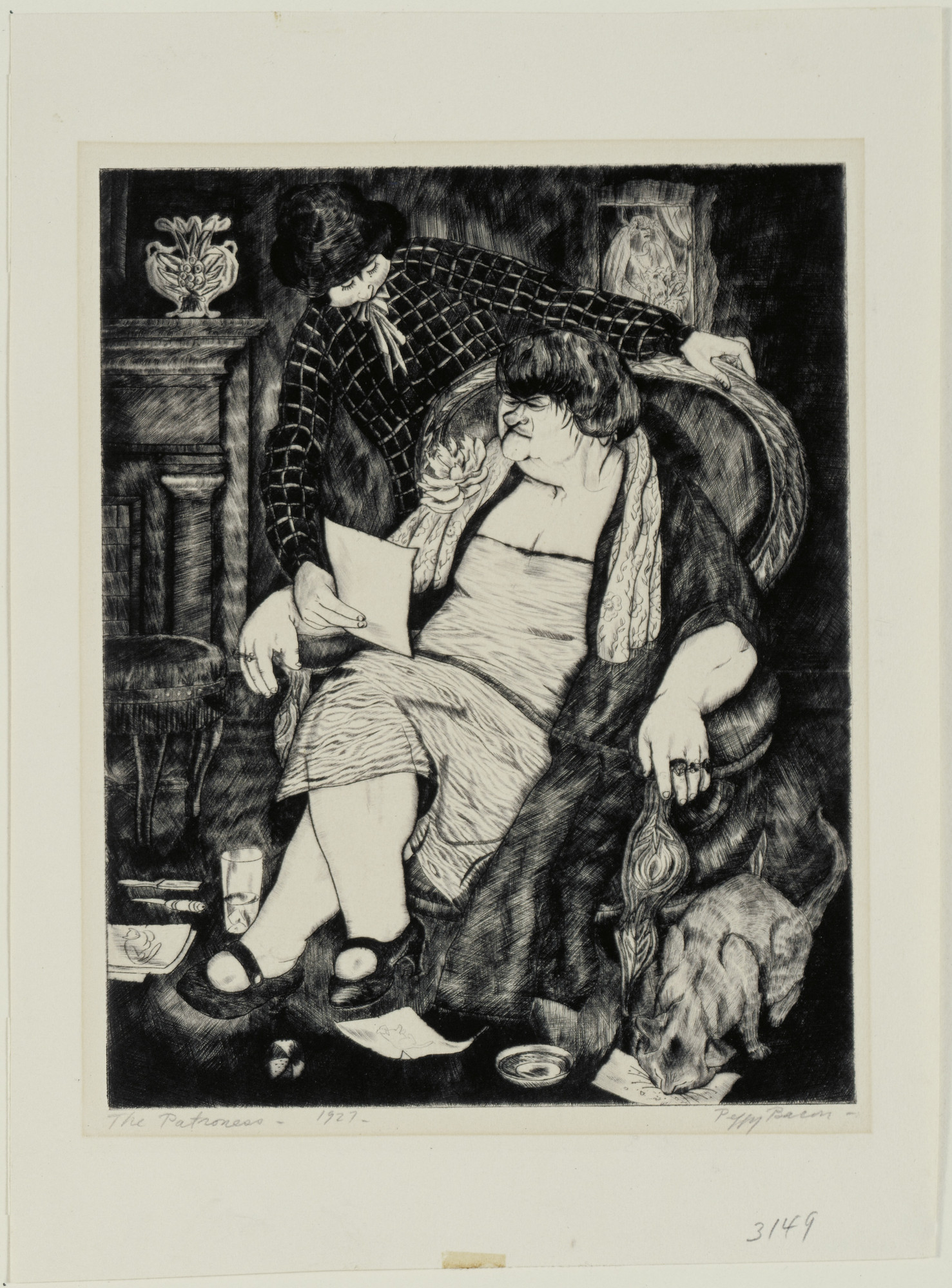 Peggy Bacon. The Patroness