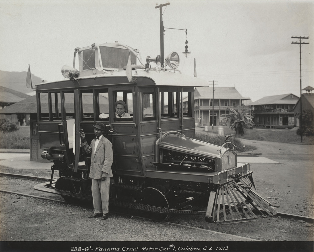 Panama Canal Motor Car #1. Culebra, C.Z