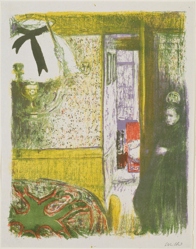 Édouard Vuillard. Interior with Ceiling Lamp (Intérieur a la suspension) from Landscapes and Interiors (Paysages et intérieurs). 1899
