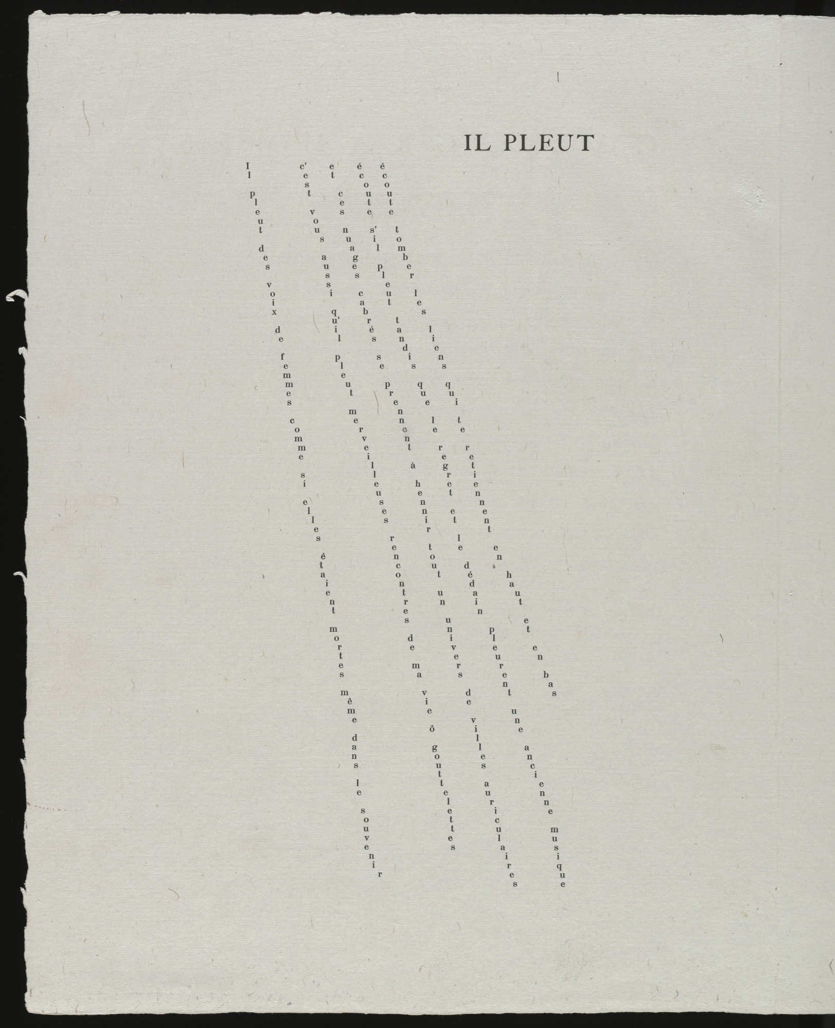 Giorgio de Chirico. Calligrammes