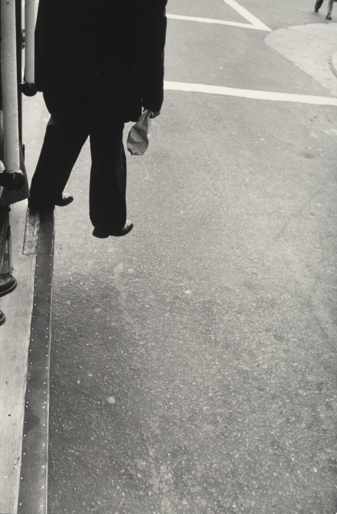 Man Stepping from Cable Car, San Francisco