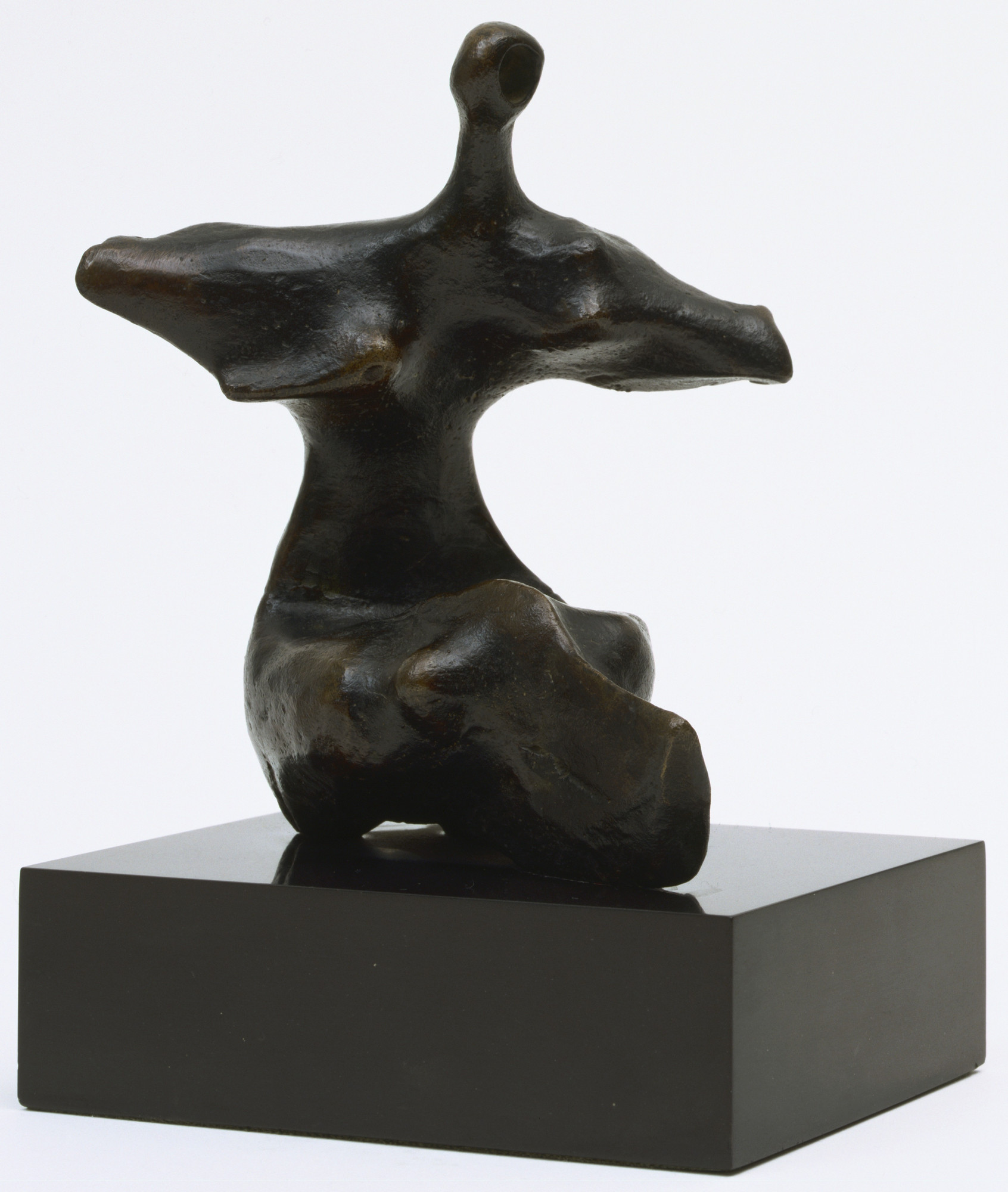 Henry Moore. Maquette for Seated Figure: Arms Outstretched