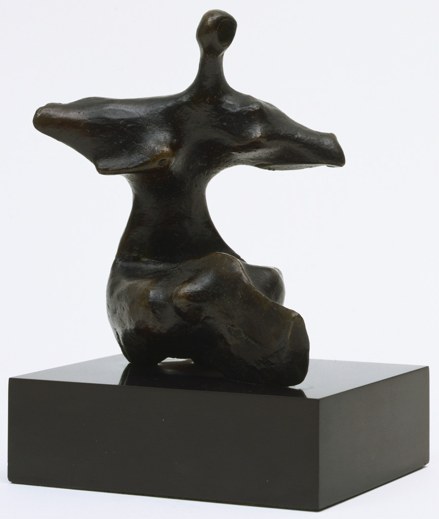 Maquette for Seated Figure: Arms Outstretched