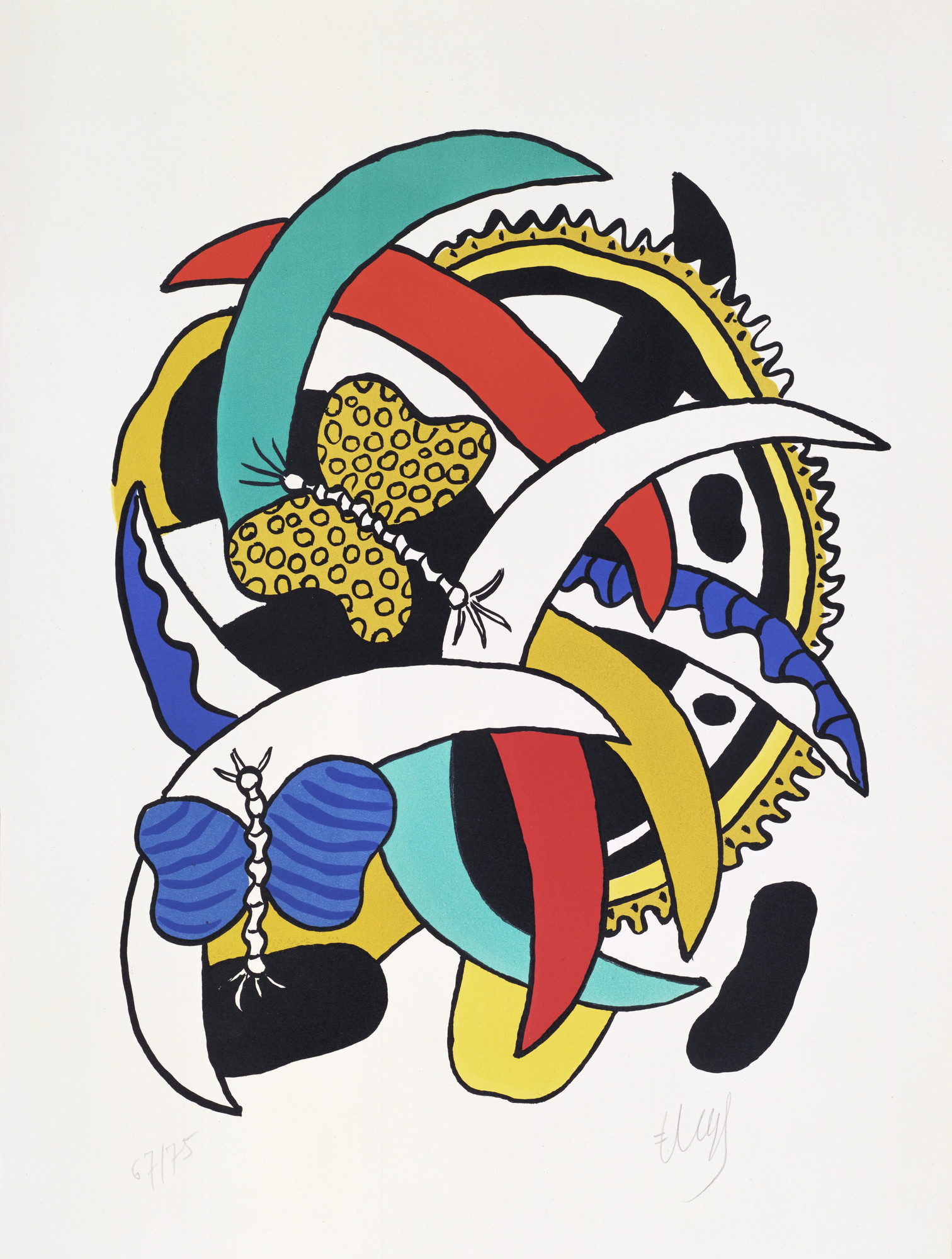 Fernand Léger. Butterflies ( Les papillons )