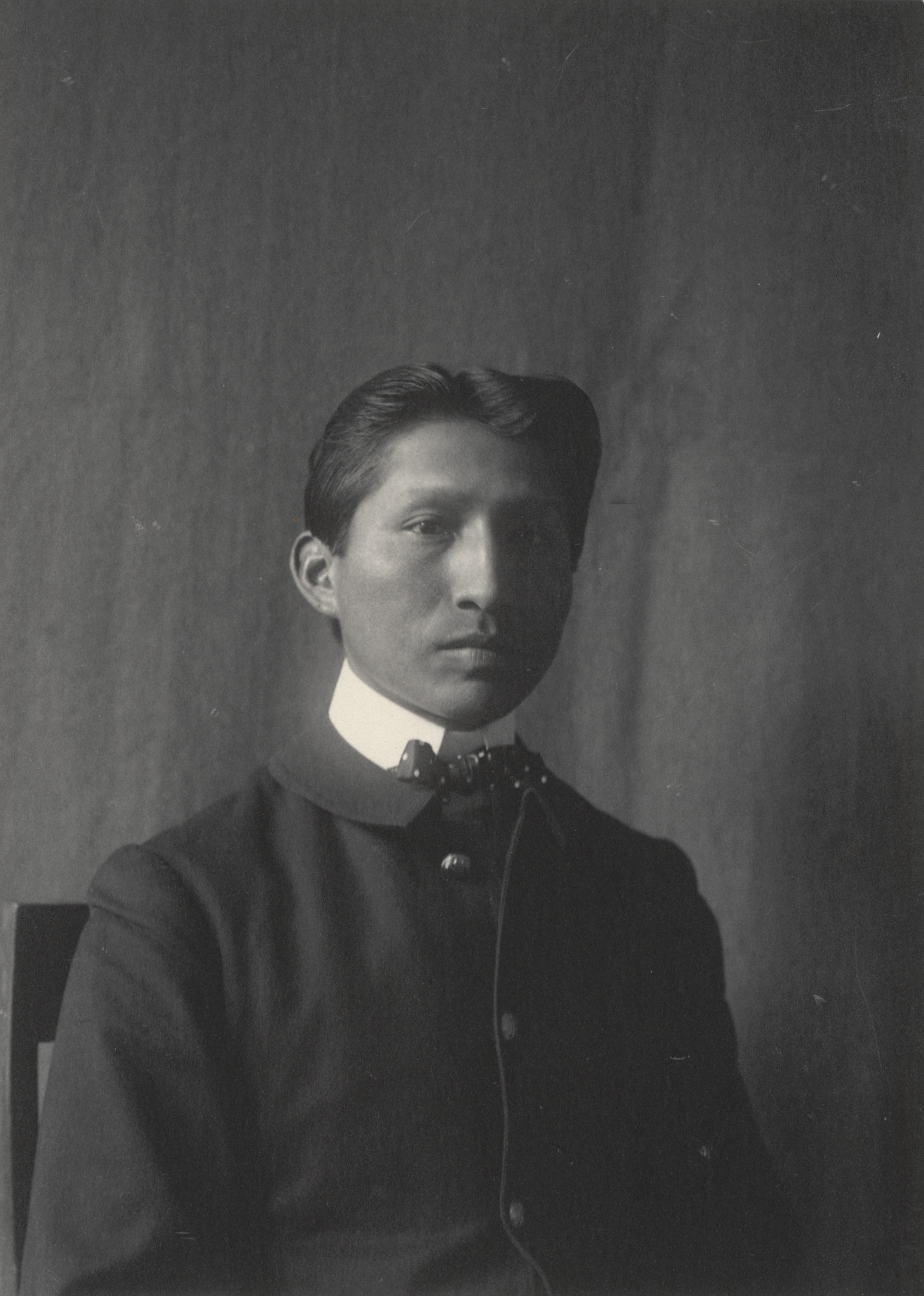Frances Benjamin Johnston. John Wizi. Sioux. Son of Chief Wizi of Crow Creek, S.D.