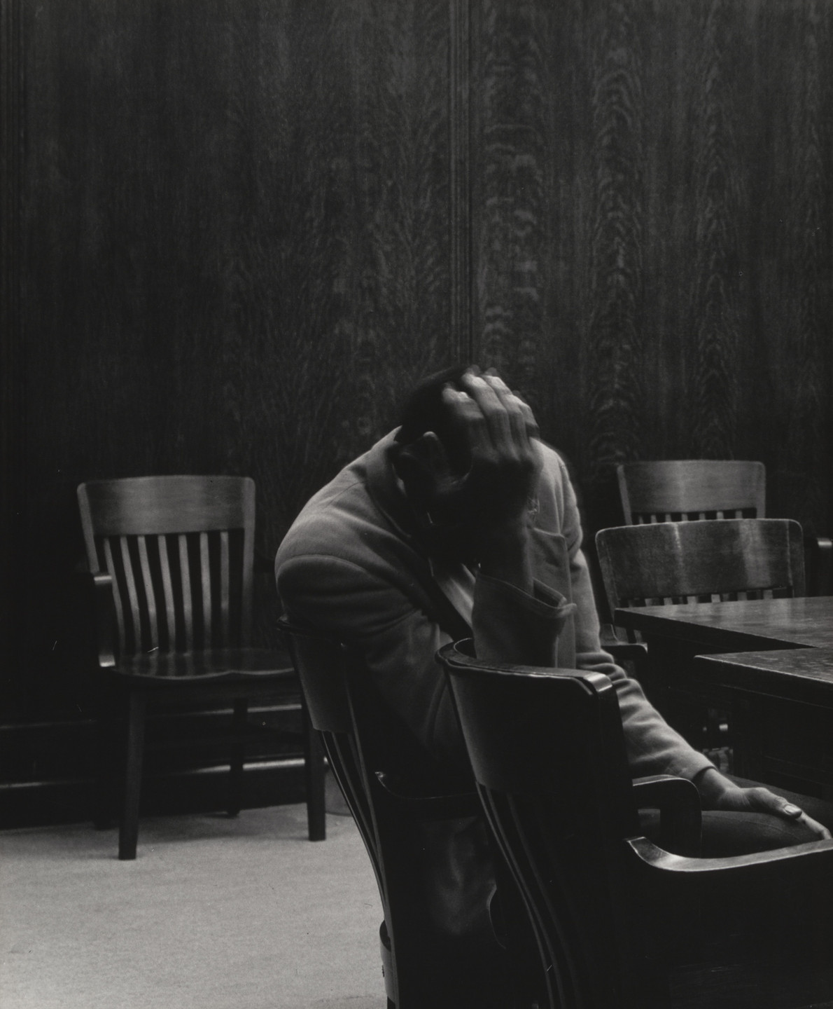 Dorothea Lange. The Defendant, Alameda County Courthouse, California. 1955-57