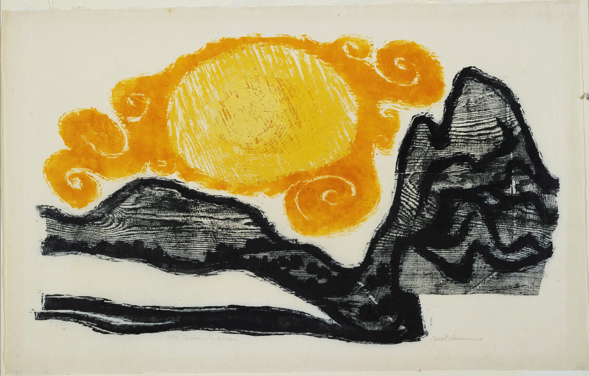 Carol Summers. Chinese Landscape. 1951