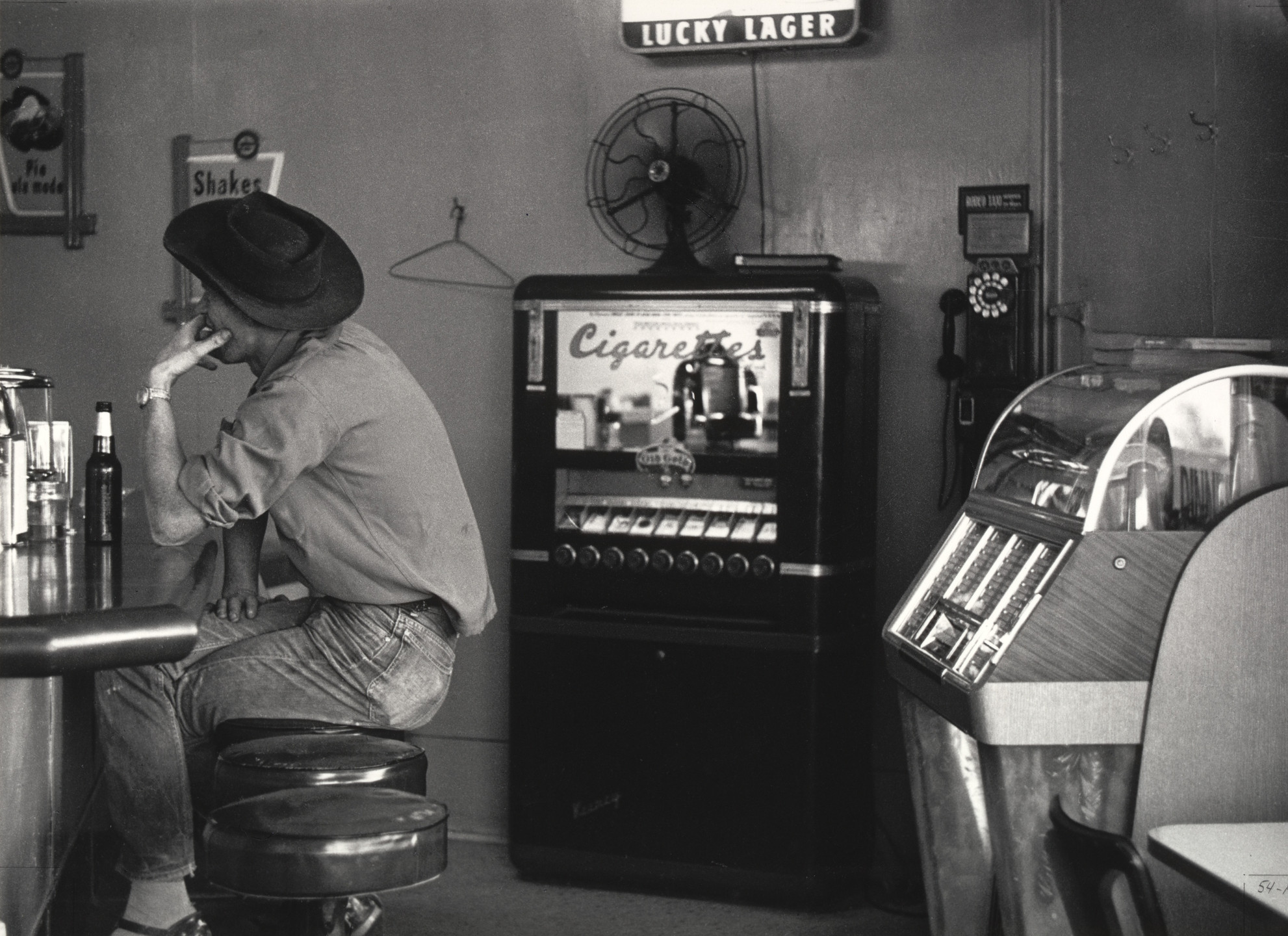 Dorothea Lange. Café near Pinole, California. 1956