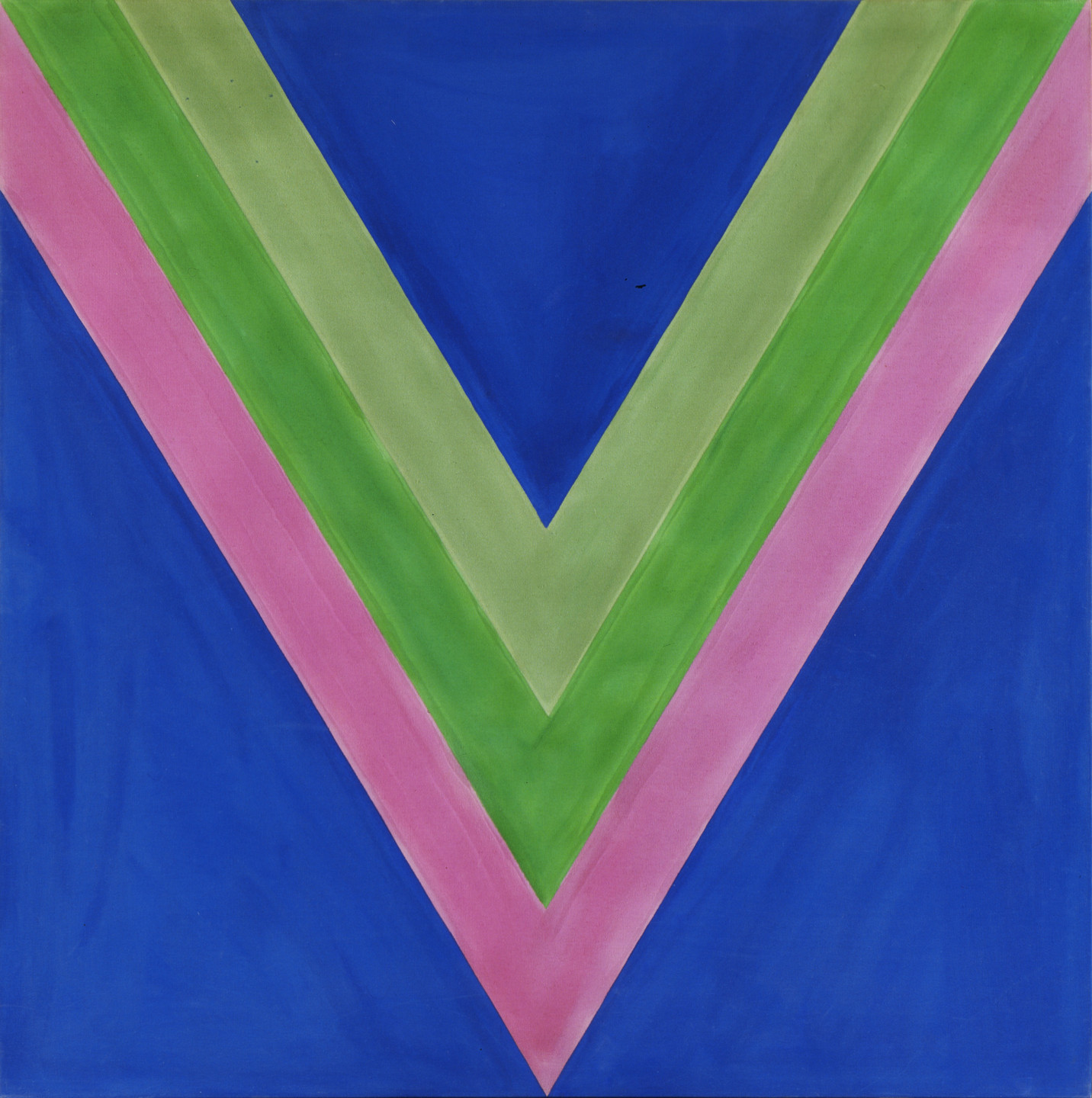 Kenneth Noland. Blue Veil. 1963