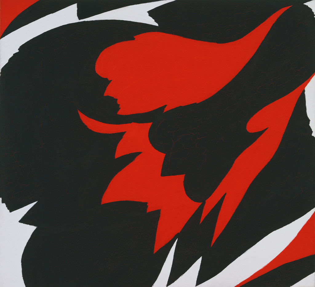 Black, Red, and White