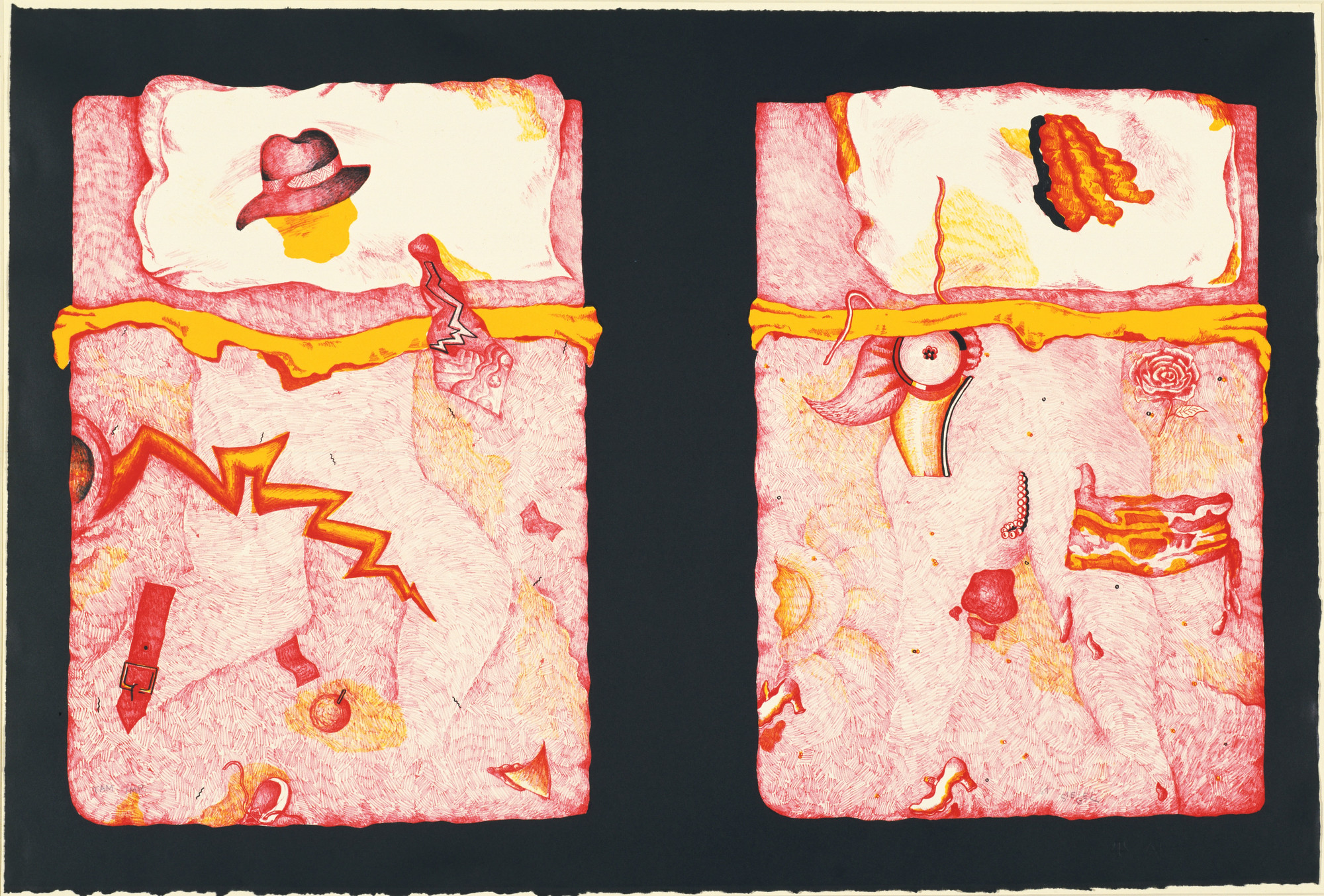 Irene Siegel. Twin Beds, I Presume from Bliss Suite. 1967