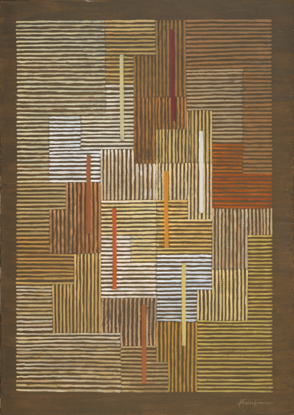 Adolf Richard Fleischmann. From Yellow to Brown. 1950