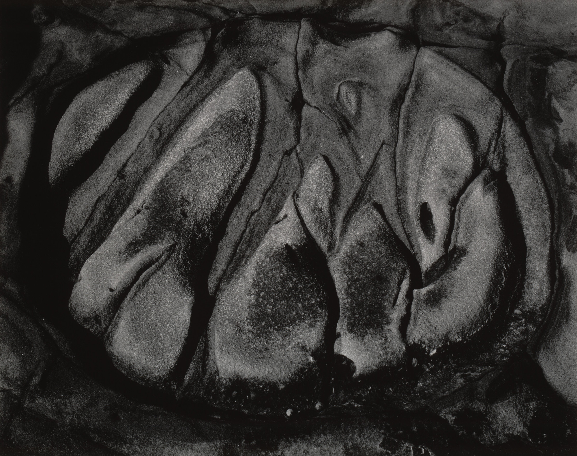 Edward Weston. Eroded Rock, Point Lobos