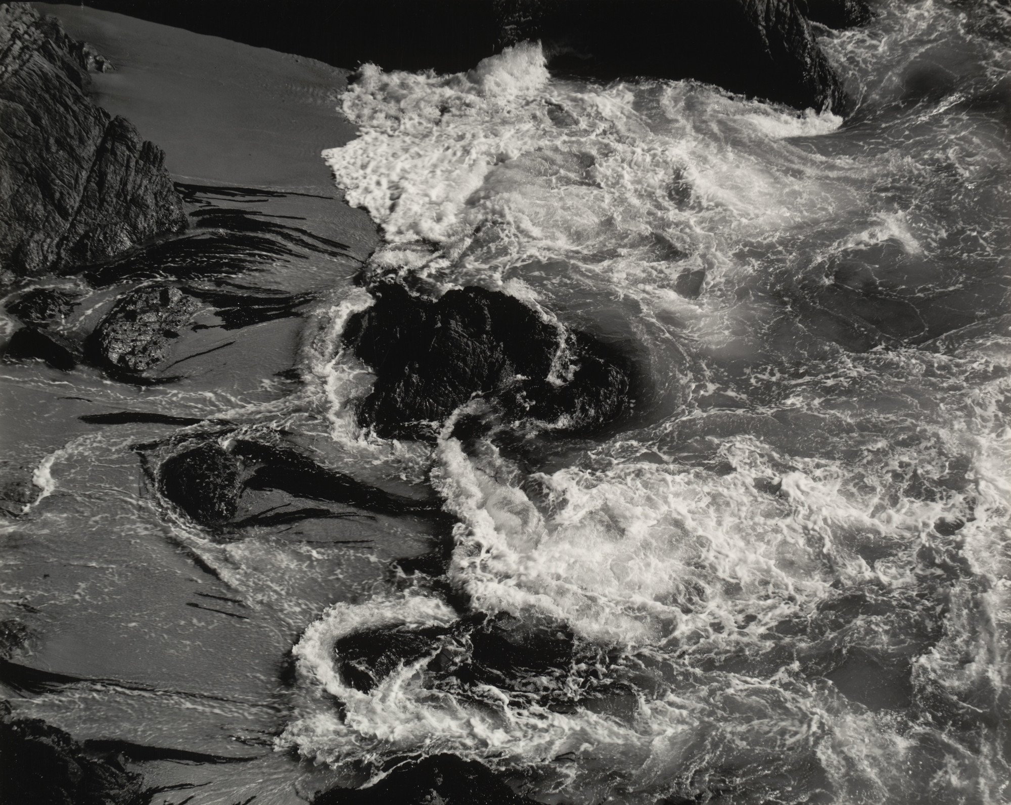 Edward Weston. Surf, China Cove, Point Lobos. 1938 | MoMA