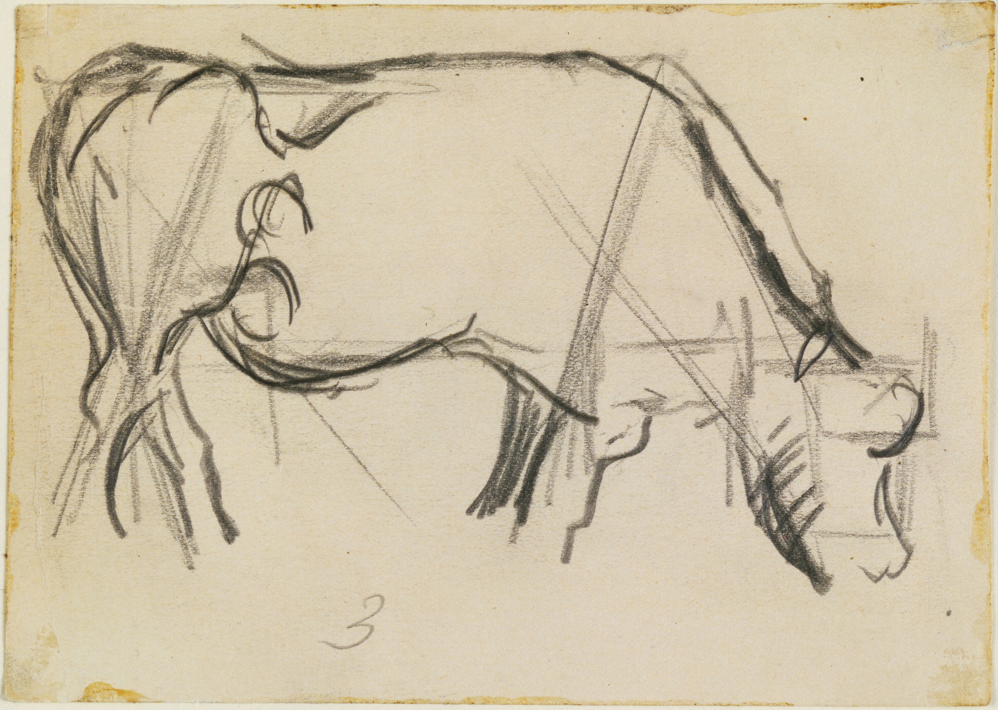 Theo van Doesburg. Study for Composition (The Cow). 1917