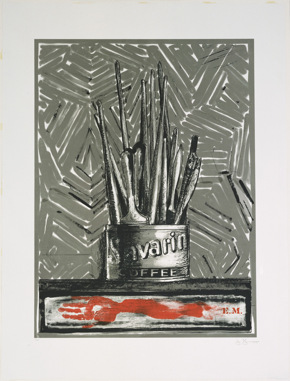 Jasper Johns. Savarin. 1981