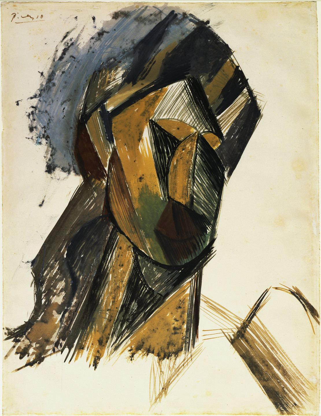 Pablo Picasso. Head of a Woman. (Spring 1909)