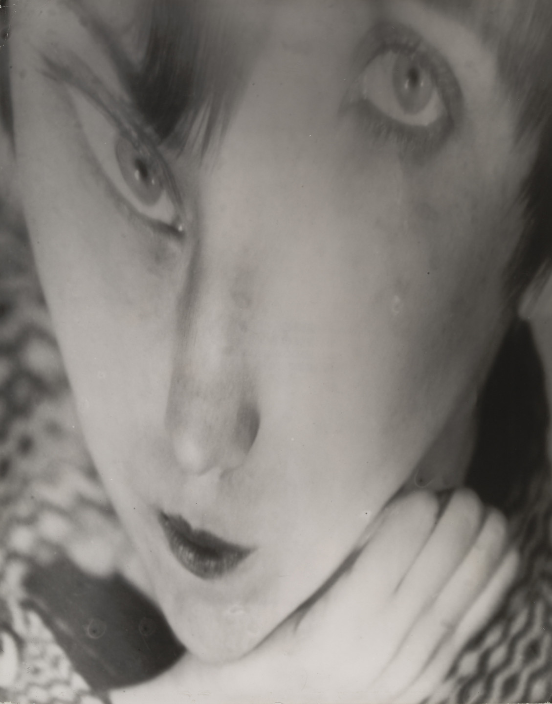 Berenice Abbott. Portrait of the Artist as a Young Woman. Negative c. 1930/Distortion c. 1950