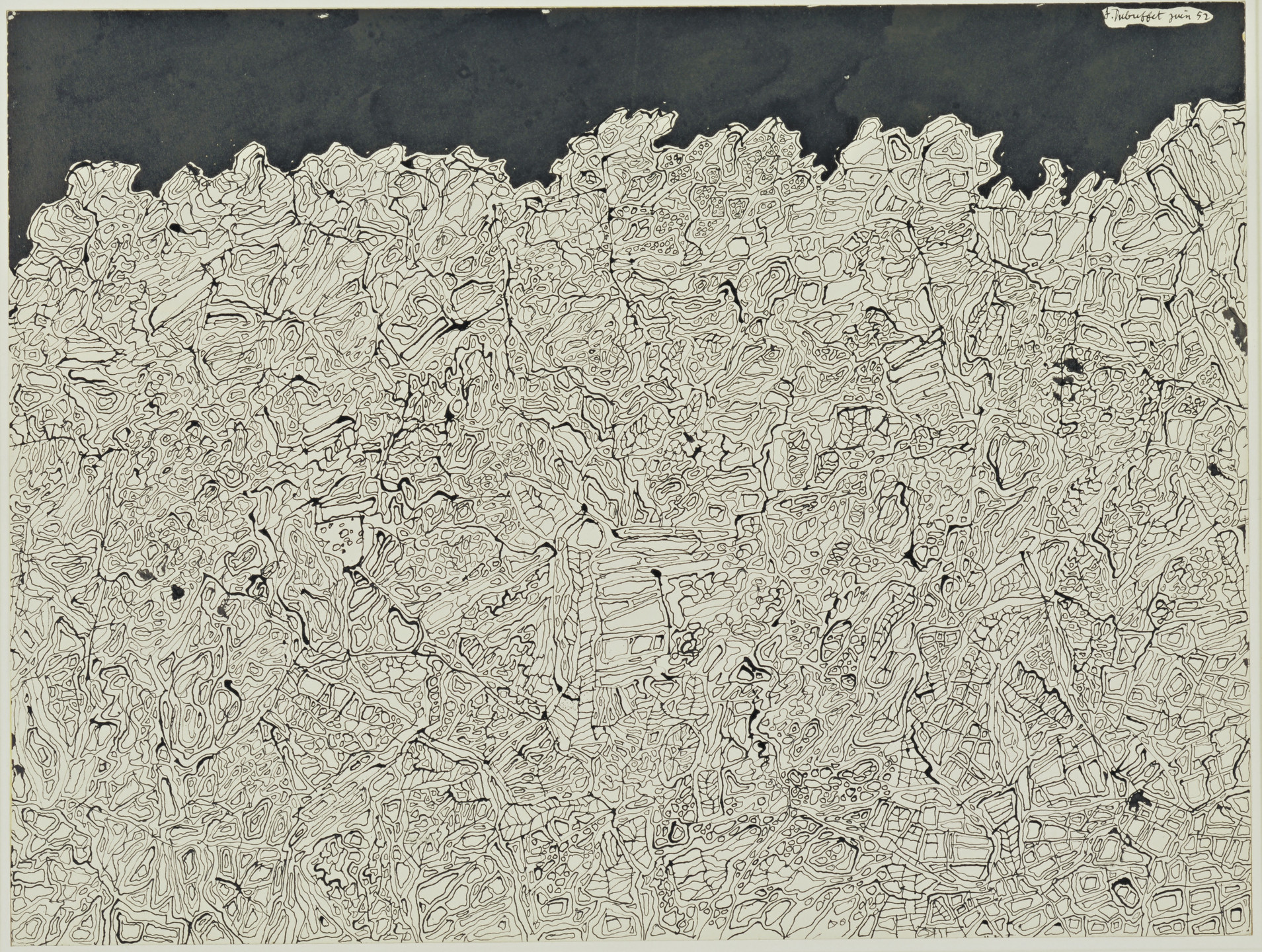 Jean Dubuffet. Landscape (Paysage). 1952