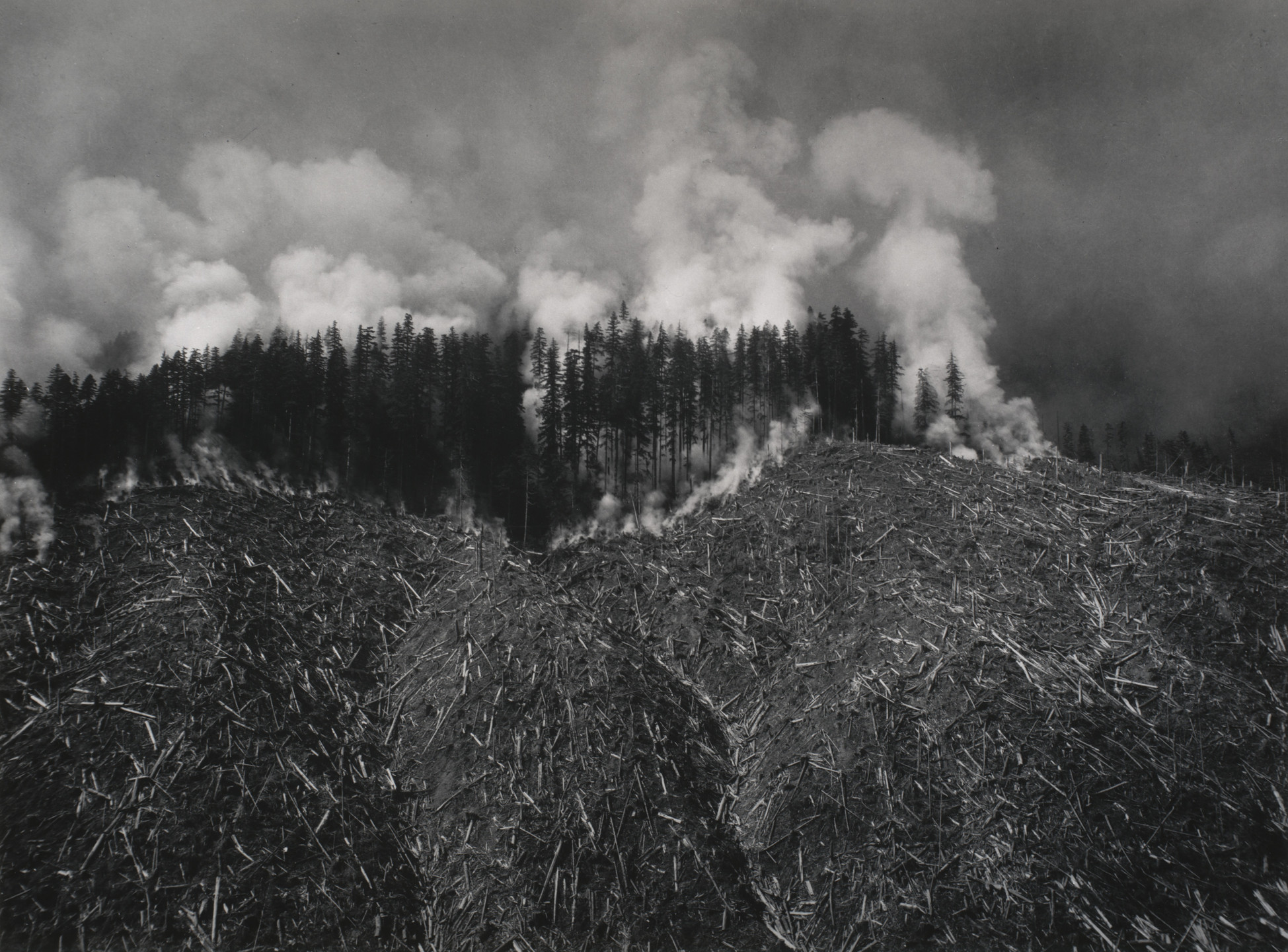Darius Kinsey. Crescent Camp Number One, Timber Views Co., Seattle. 1936