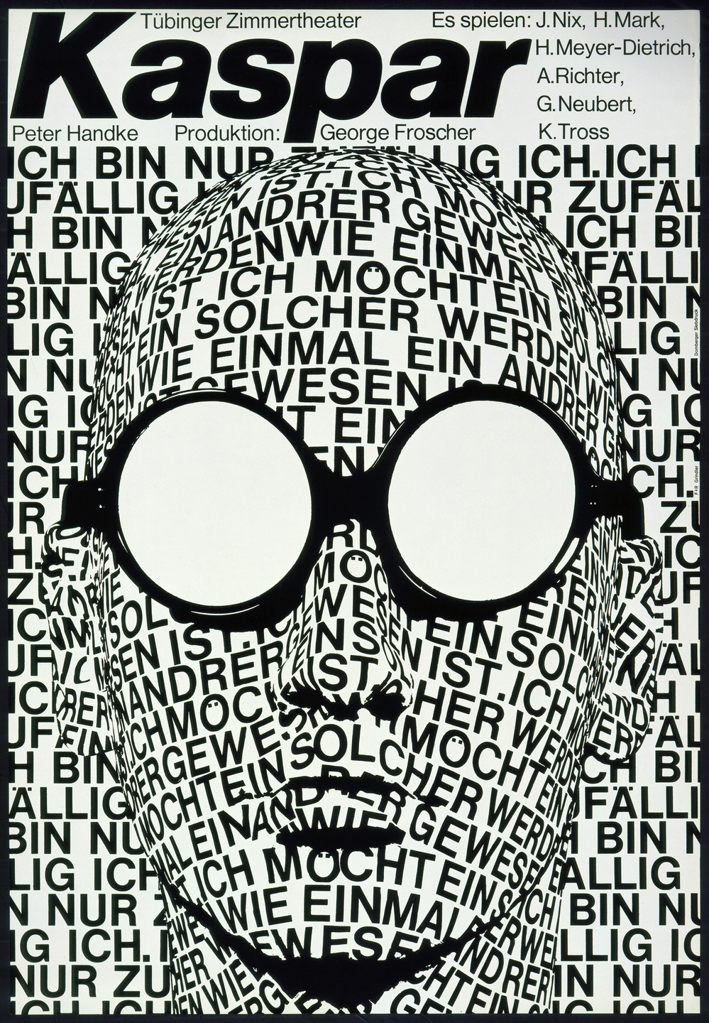 Frieder Grindler, Renate Grindler. Kaspar. 1969