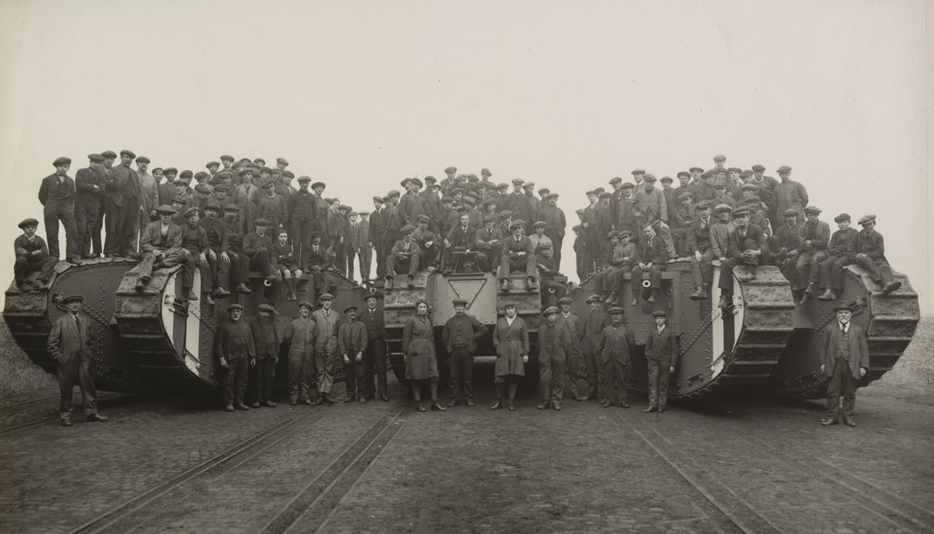 British Workers and Tanks They Built, World War I
