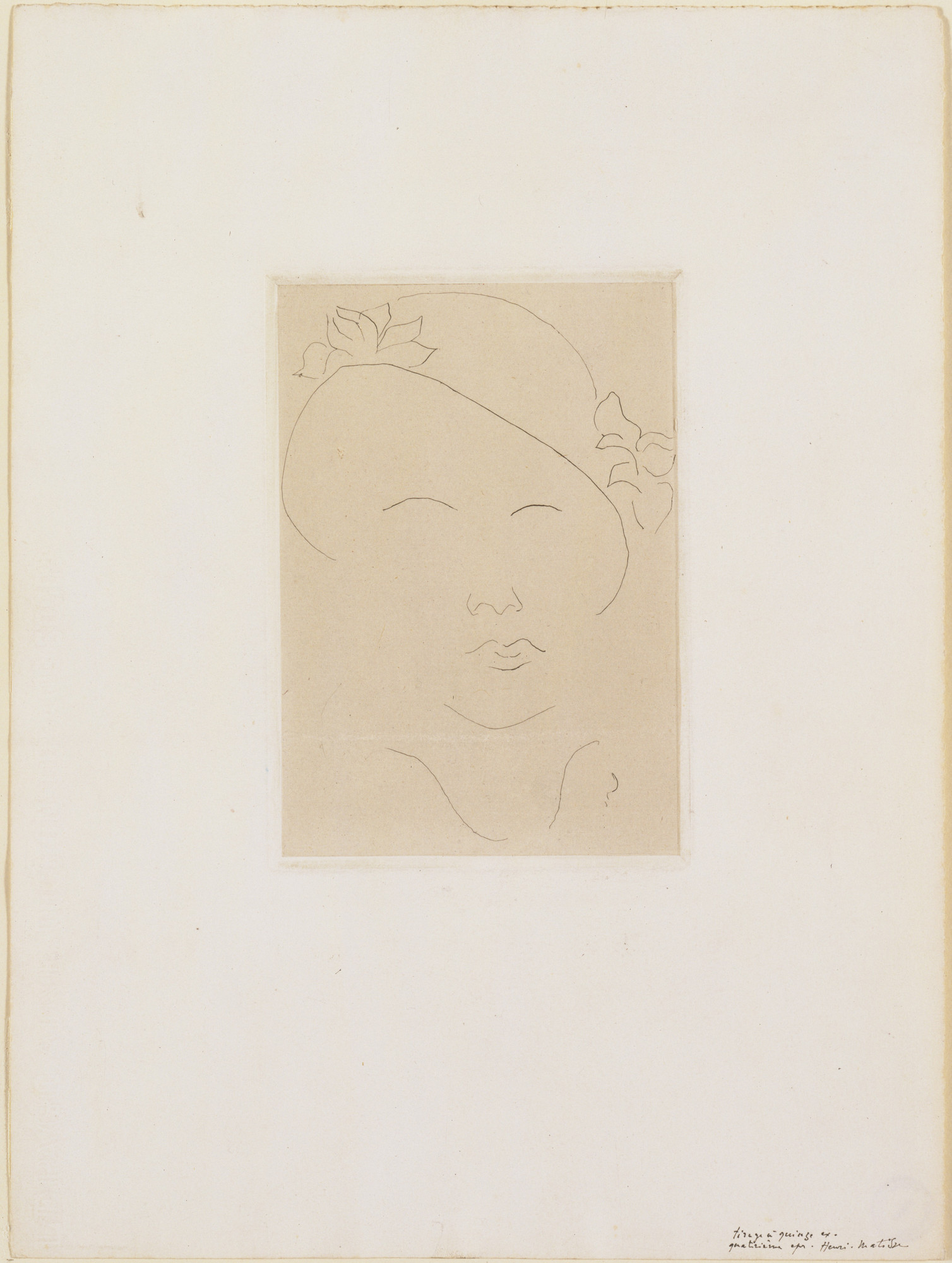 Henri Matisse. Loulou, Distracted (Loulou, le regard absent)