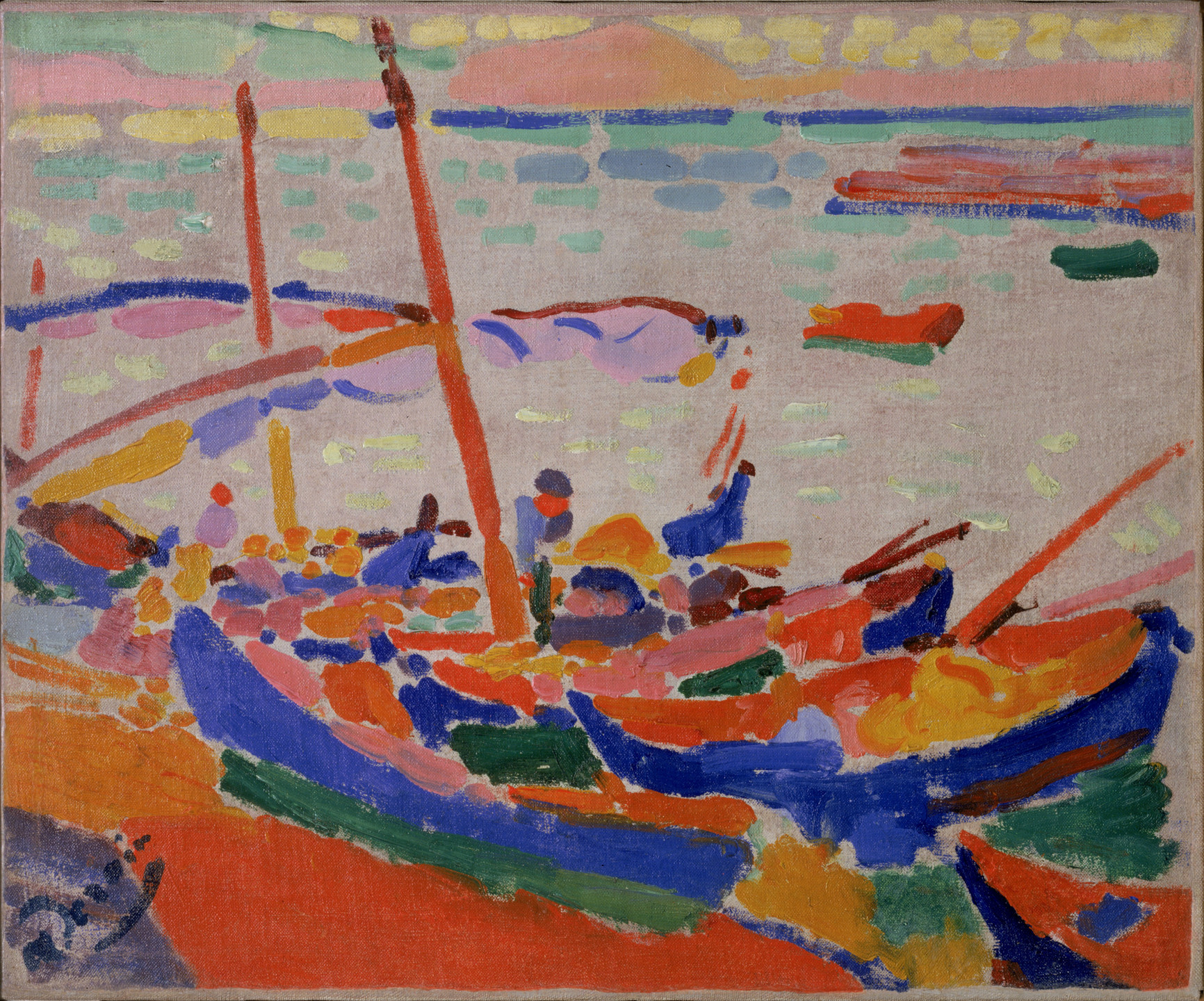 André Derain. Fishing Boats, Collioure. 1905