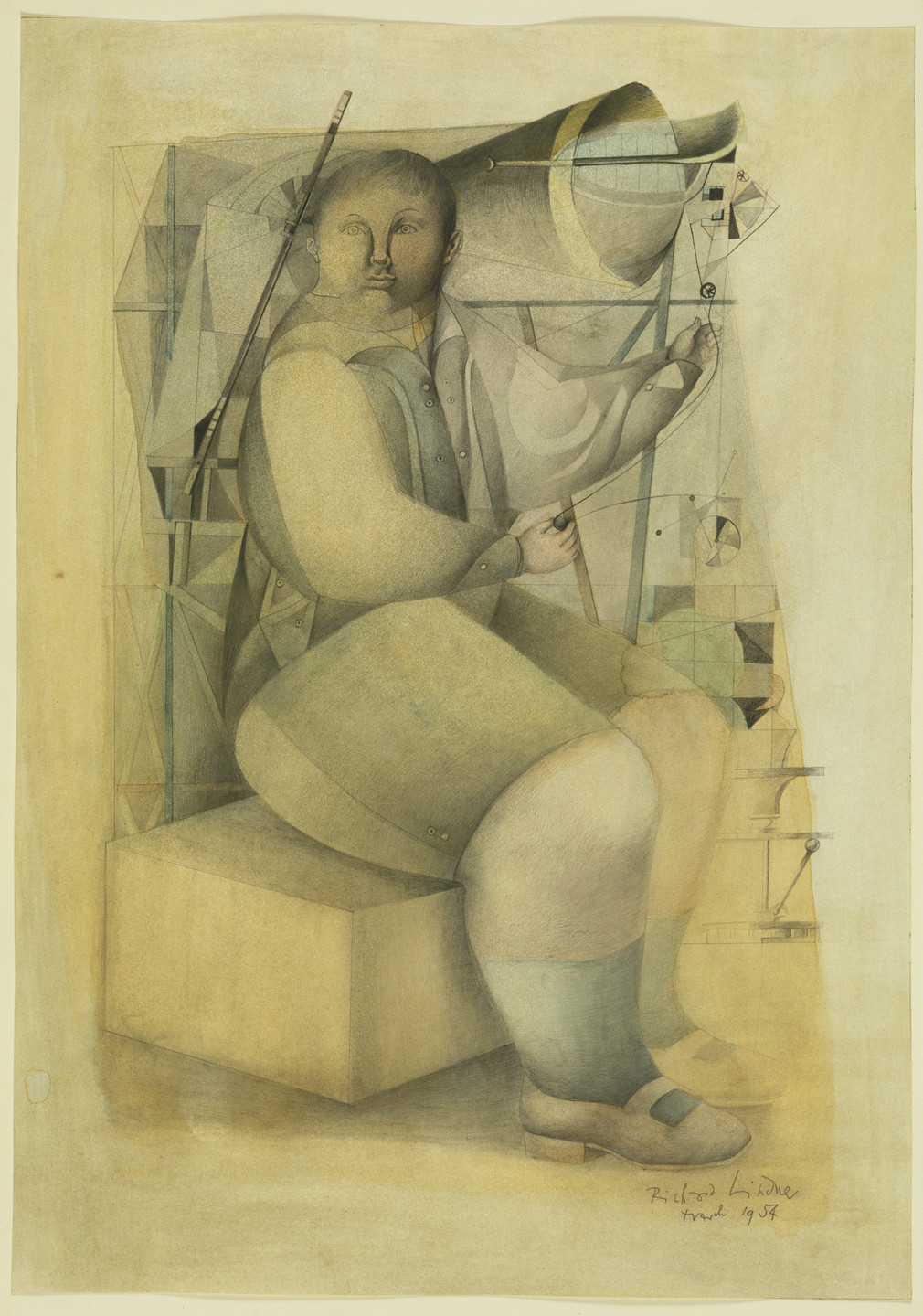 Richard Lindner. Boy. 1954