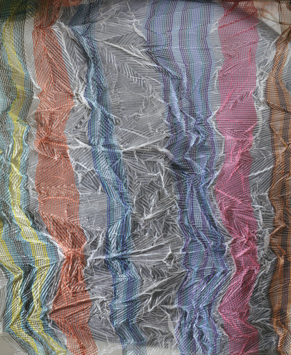 Crinkled Sheer Fabric