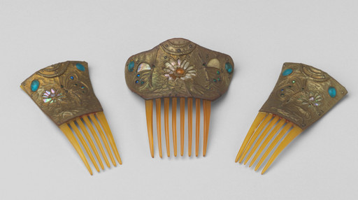 Set of Three Decorative Combs
