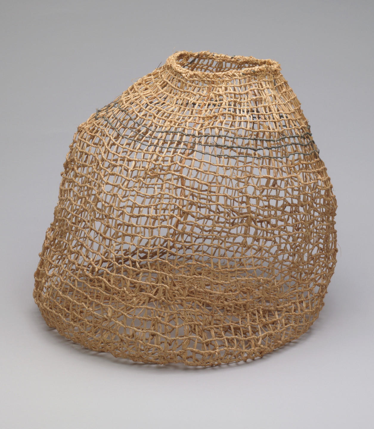 Ed Rossbach. Raffia Lace Basket. 1973