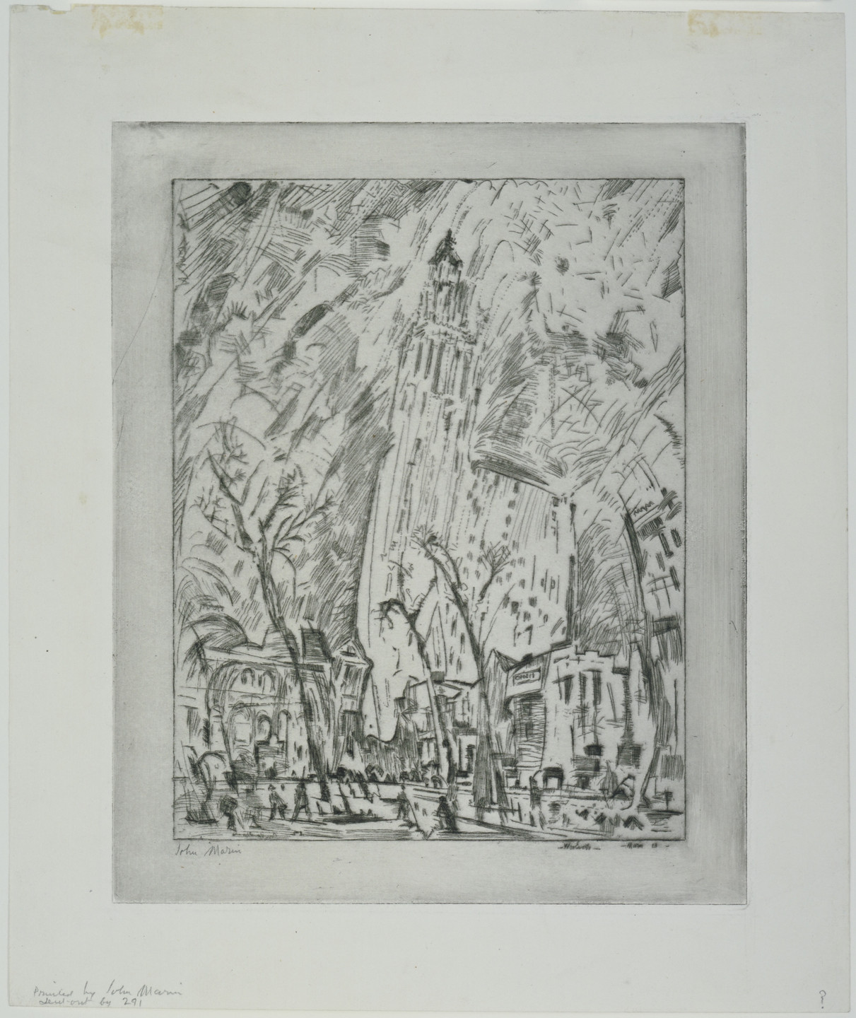 John Marin. Woolworth Building (The Dance). 1913
