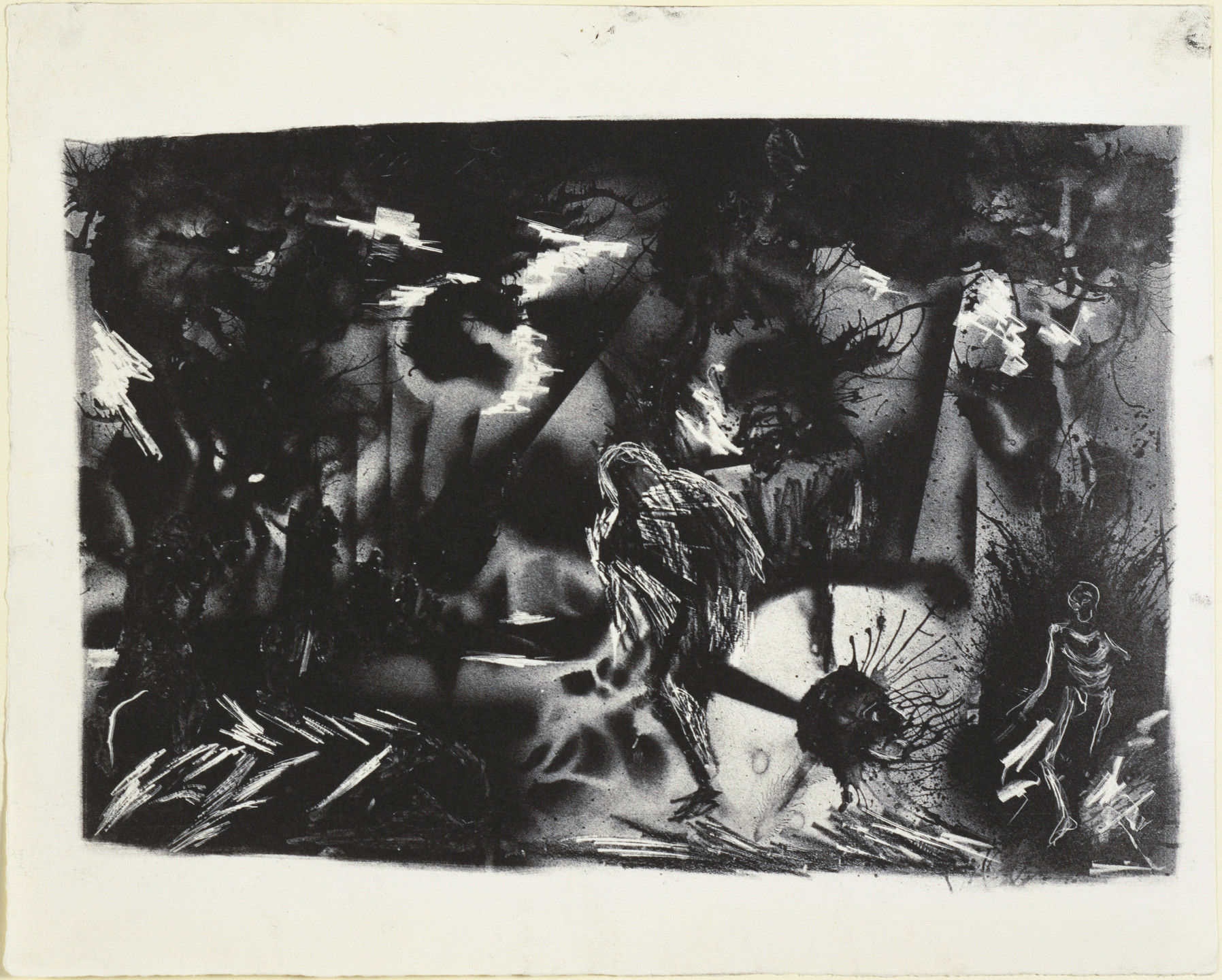 Jackson Pollock. Figures in a Landscape. c. 1937