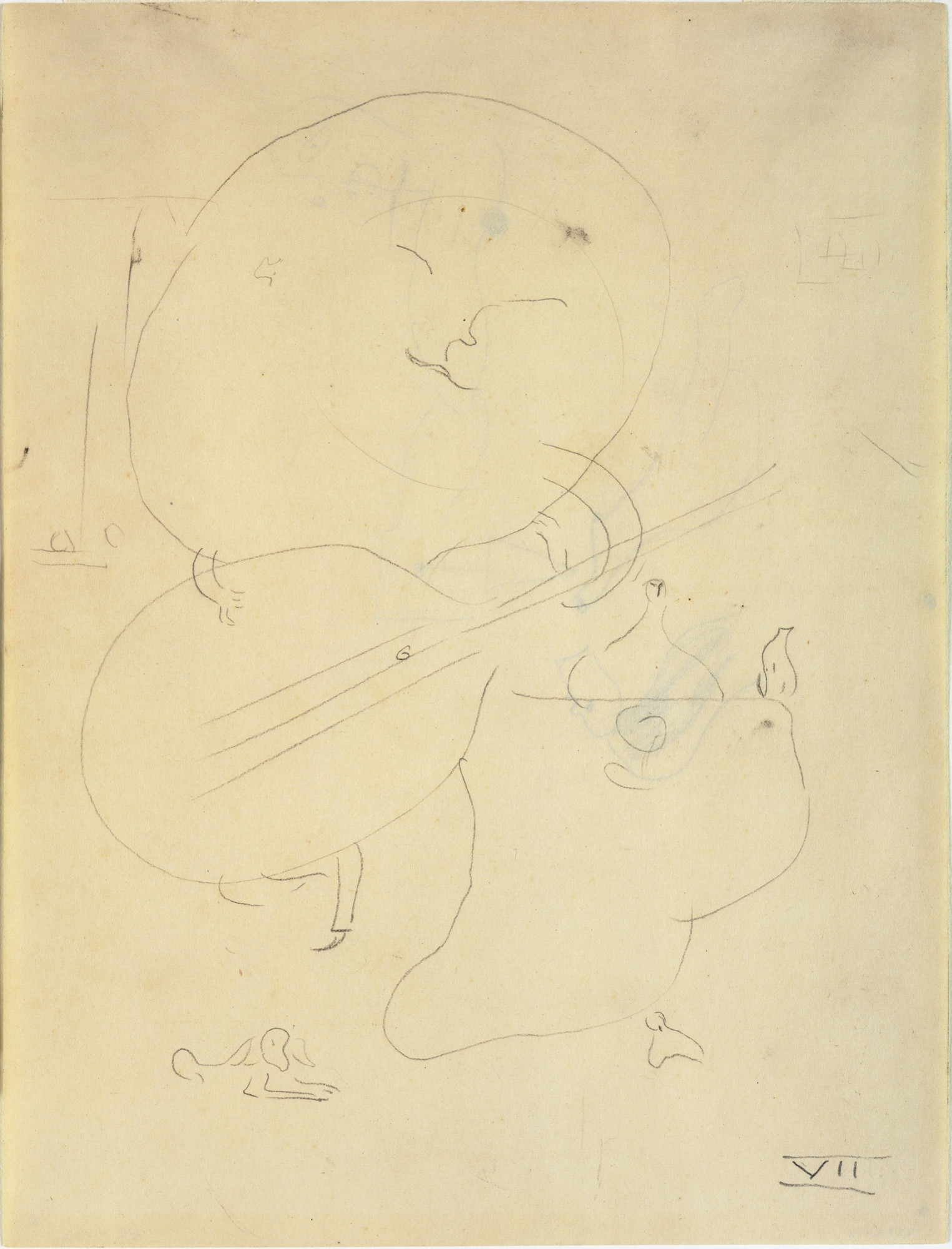 Joan Miró. Study for Dutch Interior, I