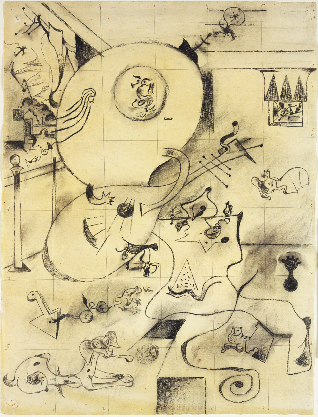 Joan Miró. Final study for Dutch Interior (I). 1928