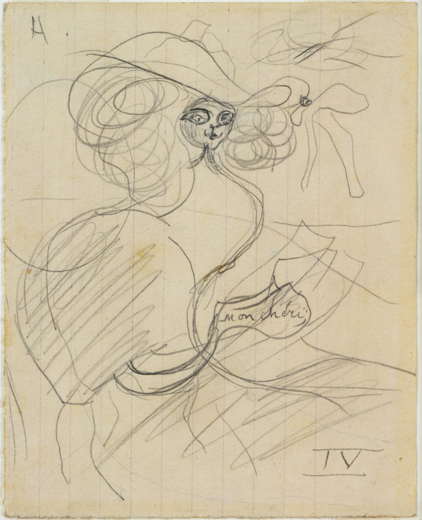 Study for Portrait of Mistress Mills in 1750