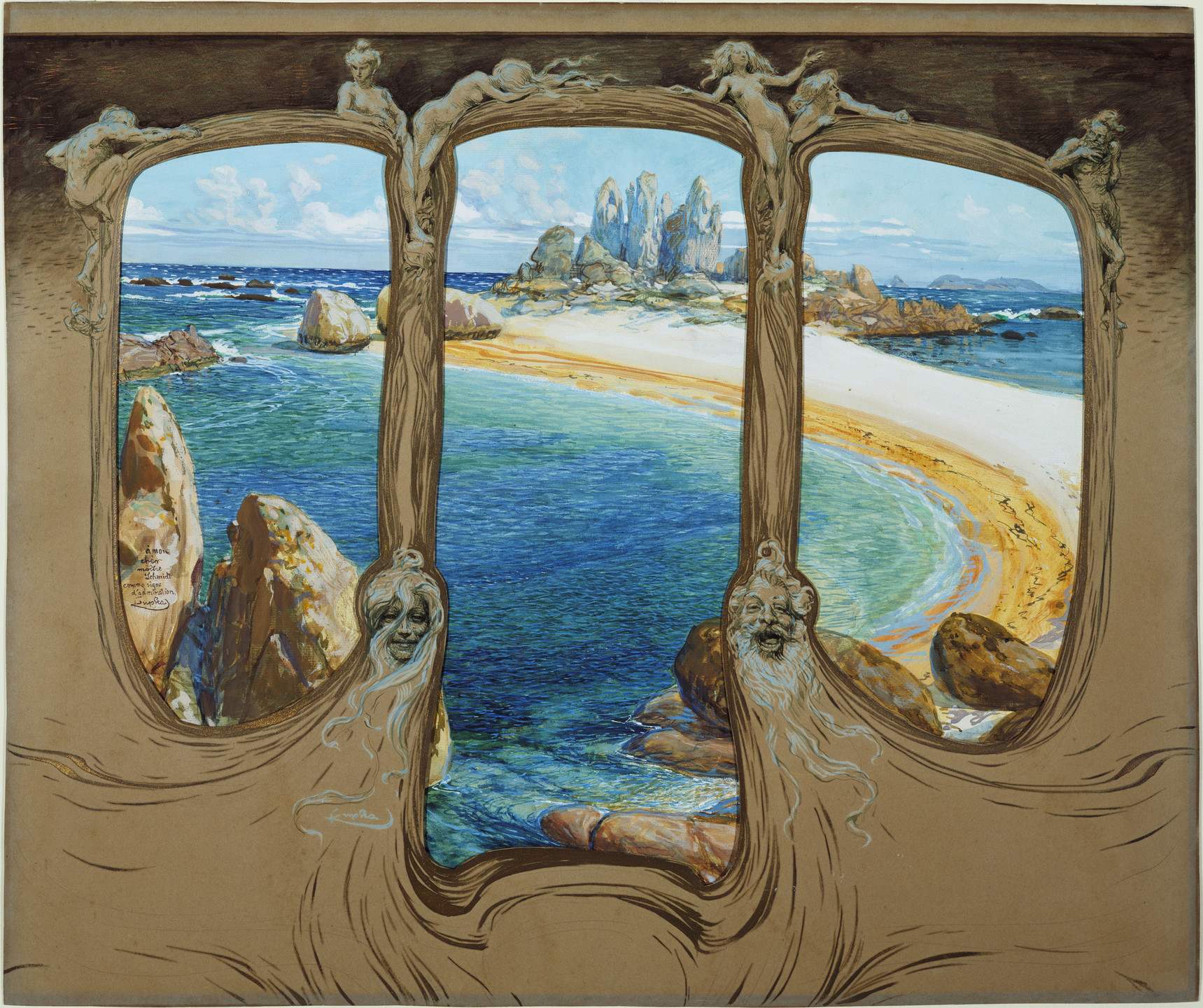 František Kupka. View from a Carriage Window. c. 1901
