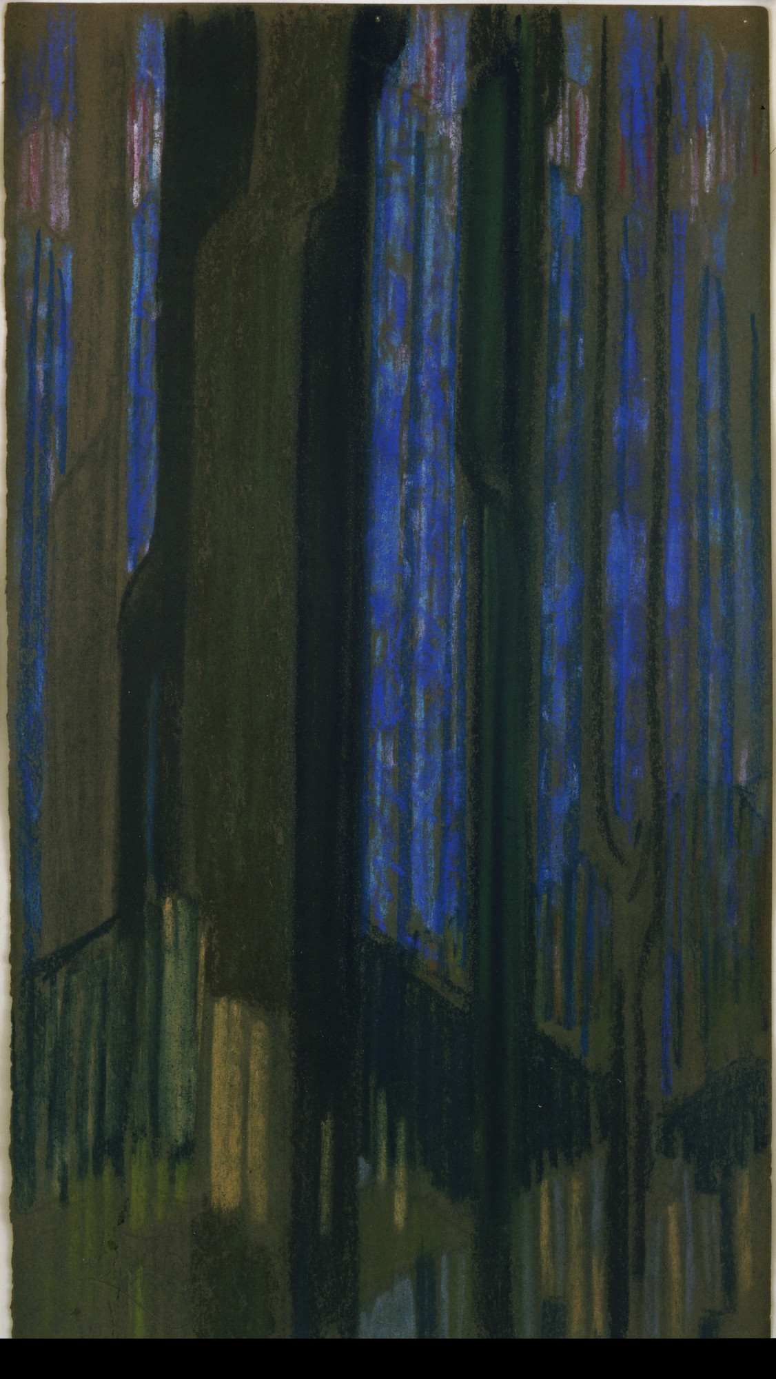 František Kupka. Study in Verticals (The Cathedral). (1912) | MoMA