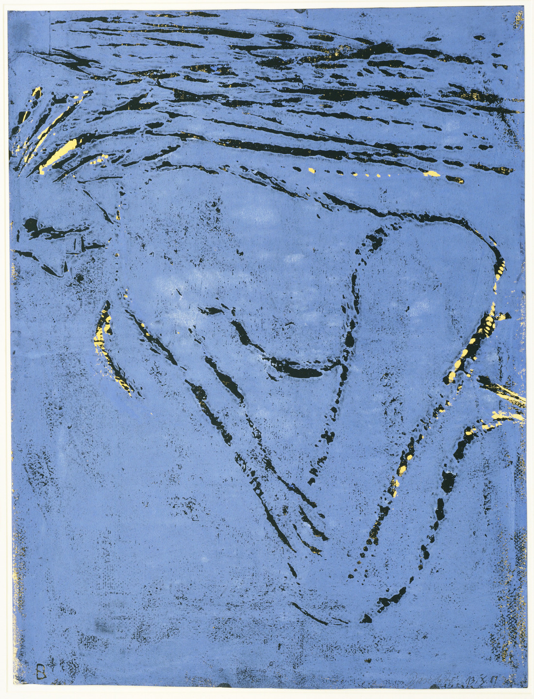 Georg Baselitz. Woman on the Beach (Frau am Strand). 1981