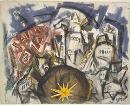 John Marin. Lower Manhattan (Composing Derived from Top of Woolworth). 1922