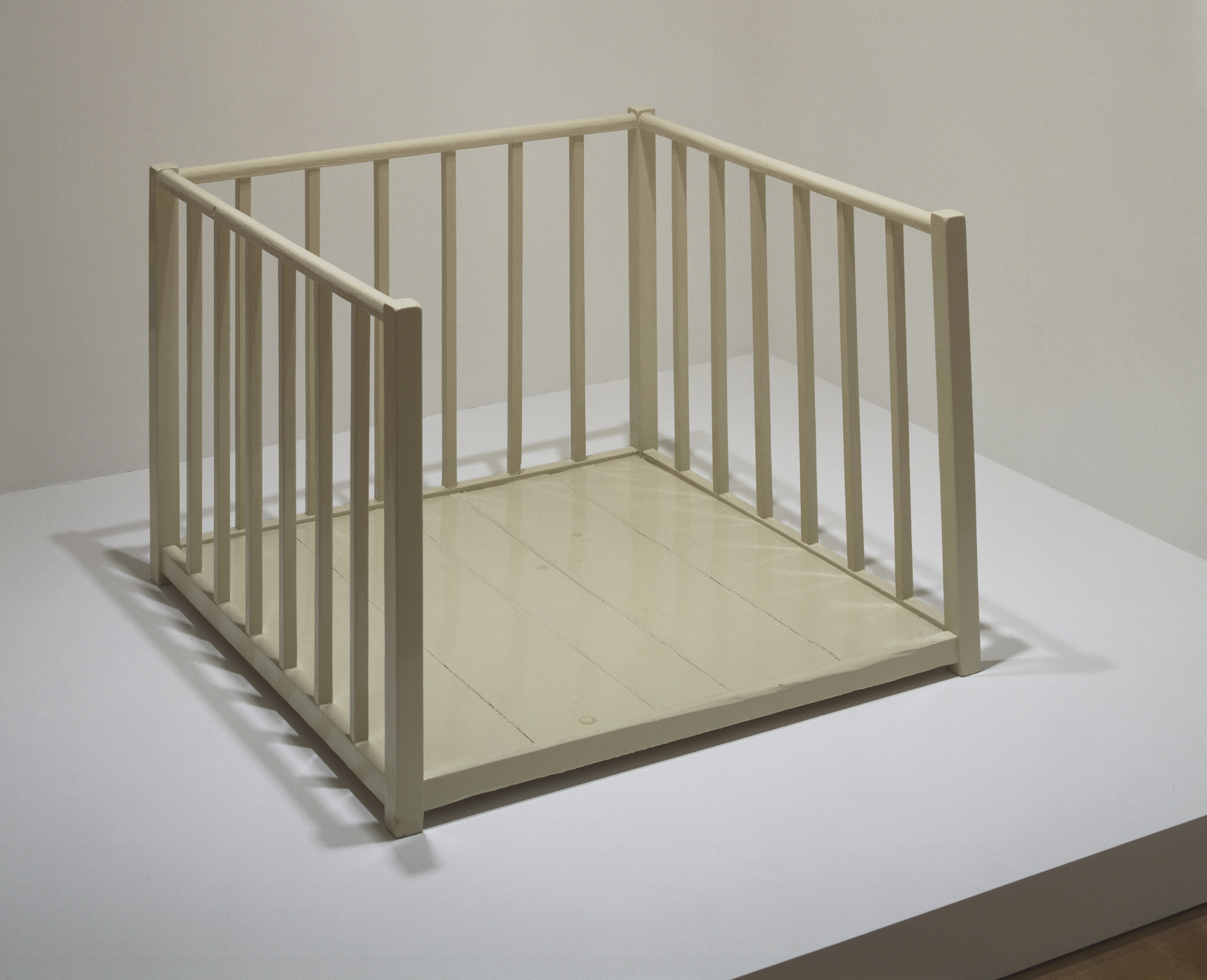 Robert Gober. Open Playpen. 1987