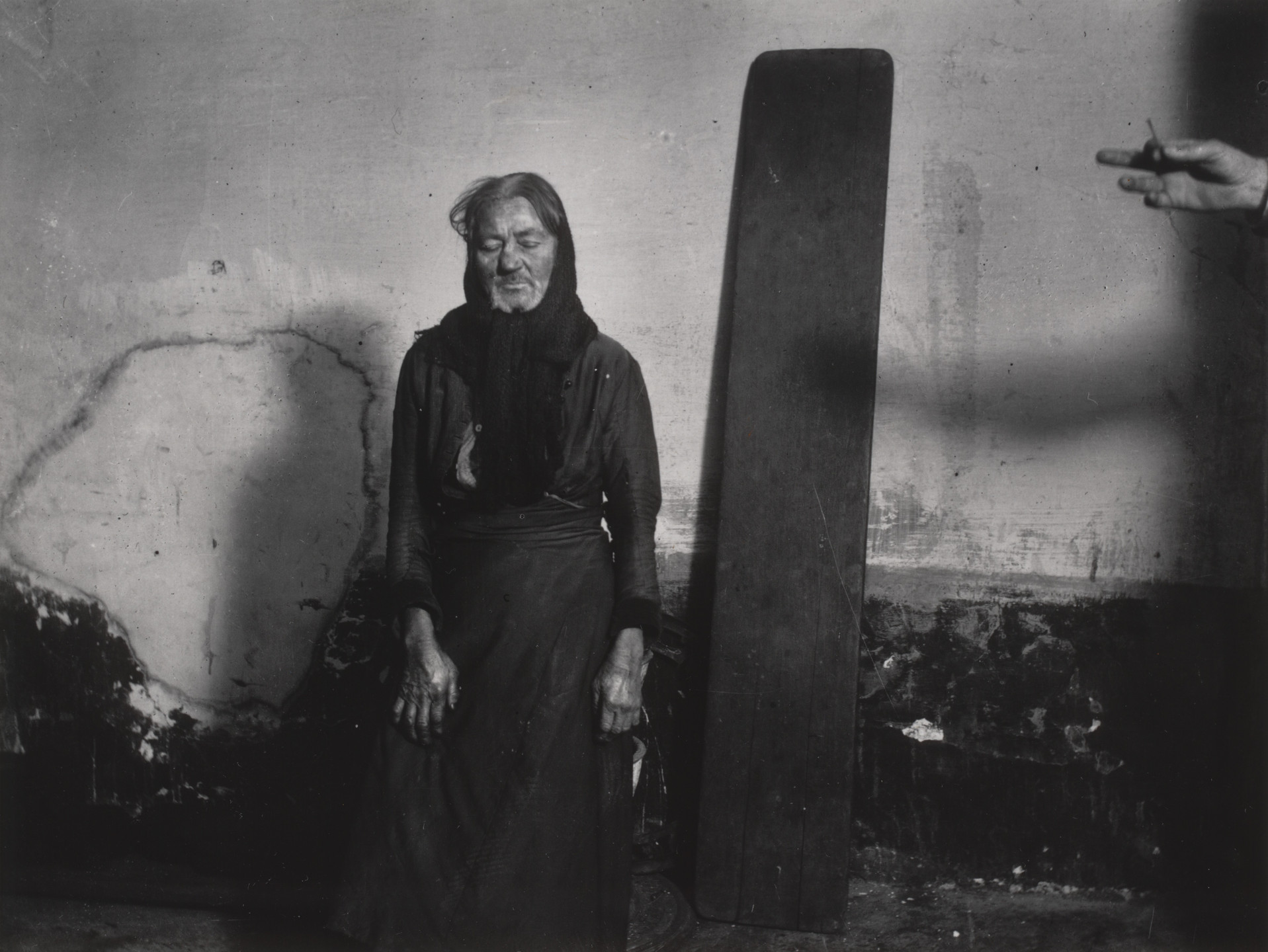 Jacob August Riis. Ancient Lodger, Eldridge Street Police Station. 1890